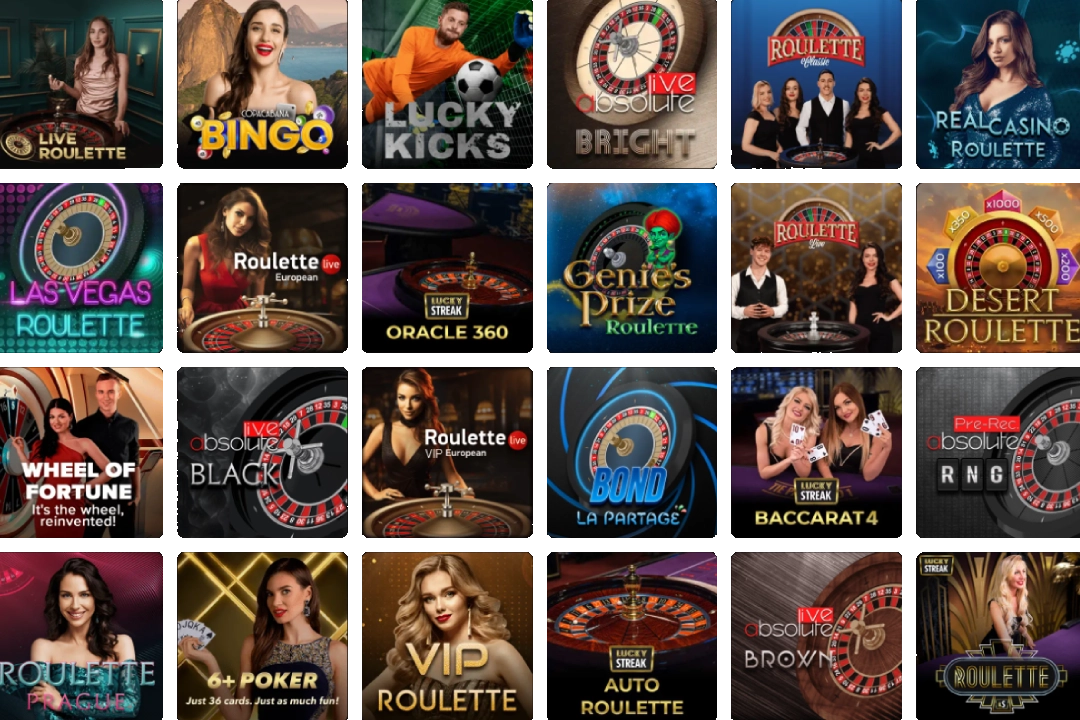 Live Casino Tafels bij Seven Casino Casino